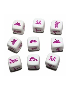 Jeu de dés érotique Divertysex Blanc 25 Unités