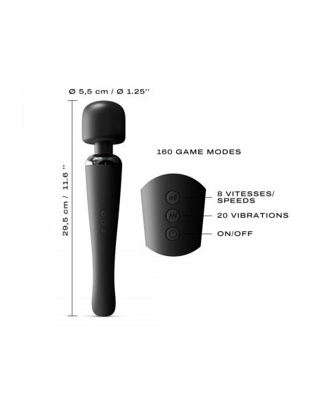 Vibromasseur Marc Dorcel Megawand Noir
