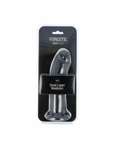 Gode réaliste Virgite R27 Noir 21 cm 2