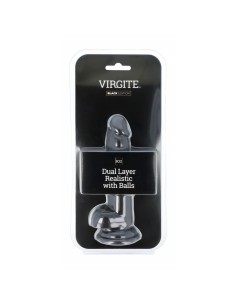 Gode réaliste Virgite R32 Noir 17 cm 2