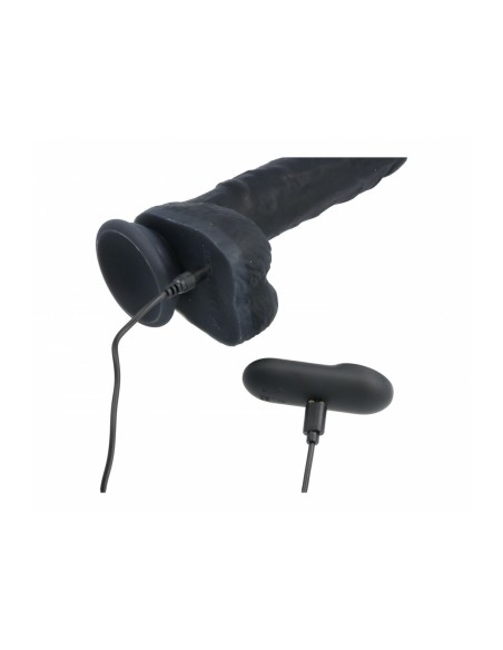 Gode réaliste Virgite R9 Noir 19 cm
