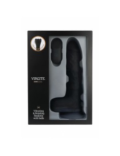 Gode réaliste Virgite R10 Noir 21 cm 2