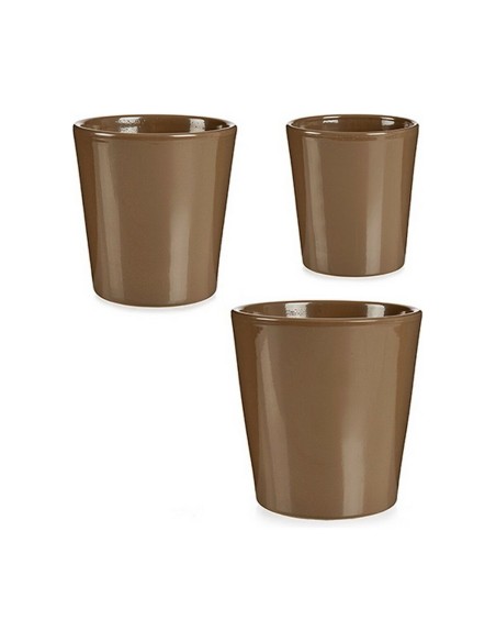 Set de pots Ibergarden LINCE PQ - 7006 Taupe Argile (6 Unités)