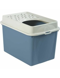 Bac à litière pour chats Rotho My Pet BERTY 57 x 40 x 33 cm Bleu/Blanc