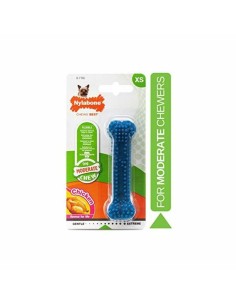 Jouet pour chien Nylabone Petit Bleu Naturel Poulet Thermoplastique Taille XS 2