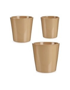 Set de pots Ibergarden LINCE PQ - TOPO Beige Argile (6 Unités) 2