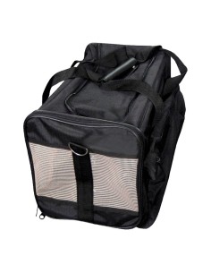 Sac en bandoulière pour animaux de compagnie Gloria Trip Noir Pliable 52 x 30 x 30 cm