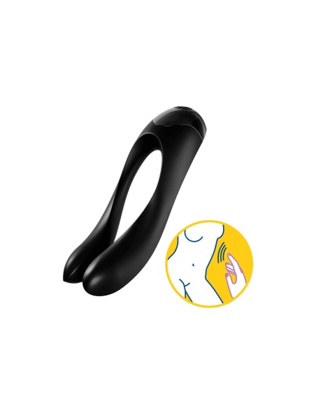 Masseur Couples Satisfyer Candy Cane Noir