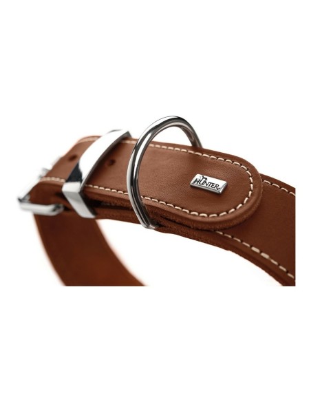 Collier pour Chien Hunter Special Cognac Cognac (28-34 cm) (28 - 34 cm)