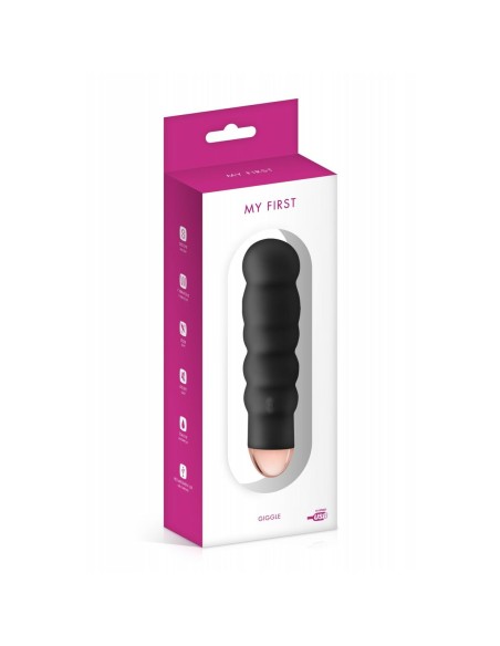 Vibromasseur My First Noir Silicone