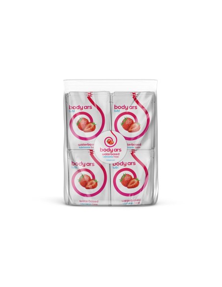Lubrifiant à base d'eau Body Ars 4 ml Fraise