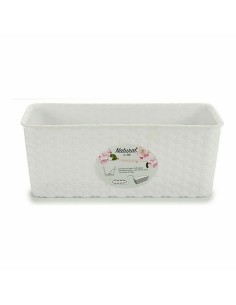 Jardinière Stefanplast Blanc Plastique 13 x 11 x 28,5 cm (12 Unités) 2