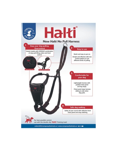 Harnais pour Chien Company of Animals Halti Taille M (34-56 cm)