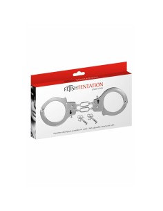 Ensemble Attaches et Menottes Fetish Tentation Argenté 2