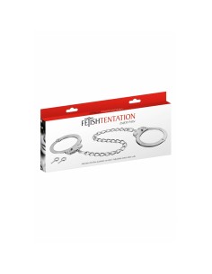 Ensemble Attaches et Menottes Fetish Tentation Argenté 2
