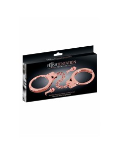 Ensemble Attaches et Menottes Fetish Tentation Rose 2