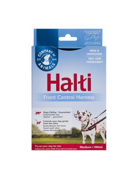 Harnais pour Chien Company of Animals Halti Noir/Rouge Taille M (58-86 cm)