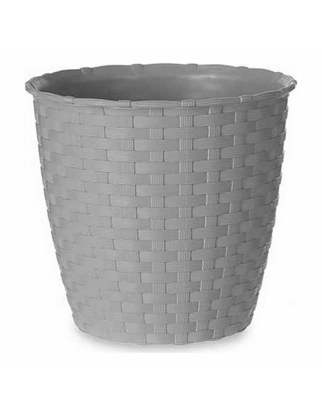 Pot Stefanplast Gris Plastique 14 x 13 x 14 cm (12 Unités)