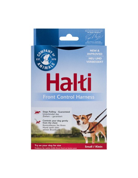 Harnais pour Chien Company of Animals Halti Noir/Rouge Taille S (36-64 cm)