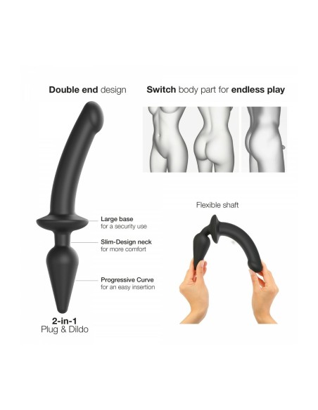 Gode Strap-on-me Noir