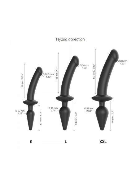 Gode Strap-on-me Noir