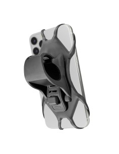 Support Smartphone pour Vélo Celly SWIPEBIKEGR Gris Silicone