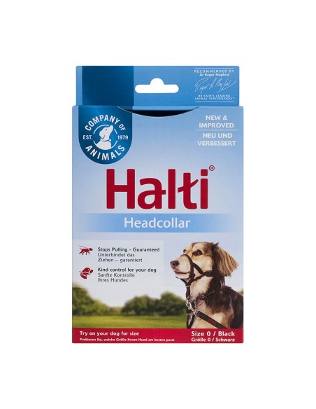 Collier d'entraînement pour chiens Company of Animals Halti Noir Muselière (29-36 cm)