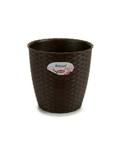 Pot Stefanplast Plastique Chocolat 19 x 17,5 x 19 cm (12 Unités) 2