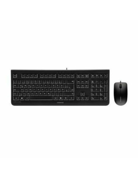 clavier et souris Cherry JD-0800ES-2 Noir Espagnol Qwerty