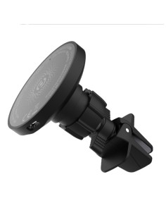 Support pour mobiles Celly GHOSTMAGCHARGE Noir Aluminium
