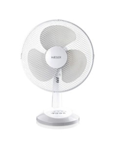 Ventilateur de Bureau Haeger FA-012.008A Blanc 40 W