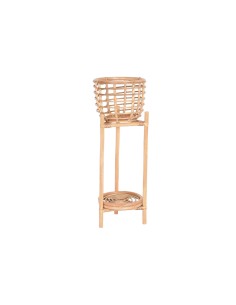Cache-pot DKD Home Decor 25 x 25 x 70 cm Naturel Rotin Bali