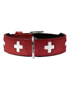 Collier pour Chien Hunter Swiss Rouge/Noir (41-49 cm)