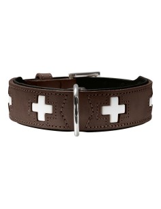 Collier pour Chien Hunter Swiss Negro, marrón (24-28.5 cm)
