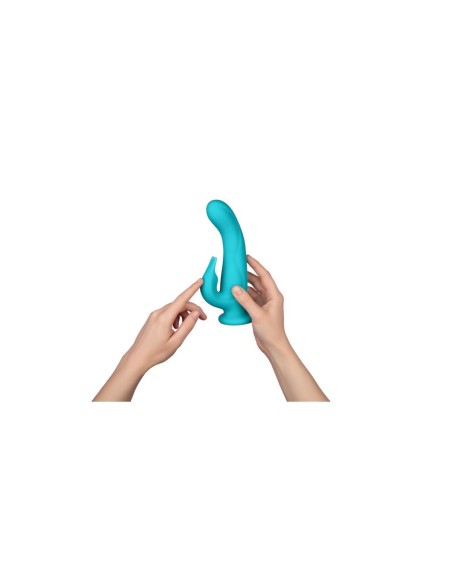 Vibration de Stimulation Double FemmeFunn Pirouette Turquoise