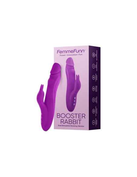 Vibration de Stimulation Double FemmeFunn Booster Rabbit Violet