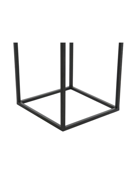Set de pots de fleurs DKD Home Decor 33 x 33 x 67 cm Noir Doré Métal Loft