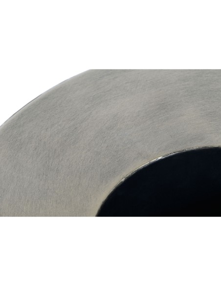 Set de pots de fleurs DKD Home Decor 33 x 33 x 67 cm Noir Doré Métal Loft