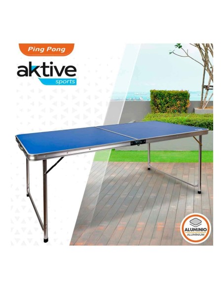 Table Piable Aktive Bleu Ping Pong (Reconditionné A)