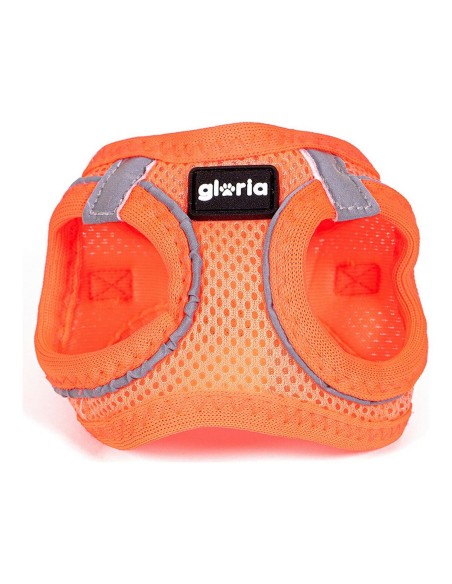 Harnais pour Chien Gloria Air Mesh Trek Star Réglable Orange Taille XXXS (18-20 cm)