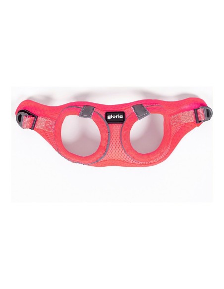 Harnais pour Chien Gloria Air Mesh Trek Star Réglable Rose L (33,4-35 cm)