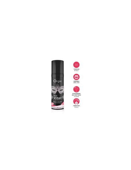 Lubrifiant Orgie 15 ml Fraise Vibromasseur