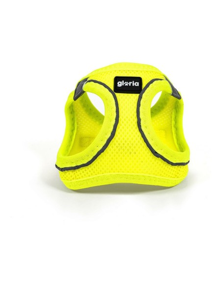 Harnais pour Chien Gloria Air Mesh Trek Star Réglable Jaune L (33,4-35 cm)