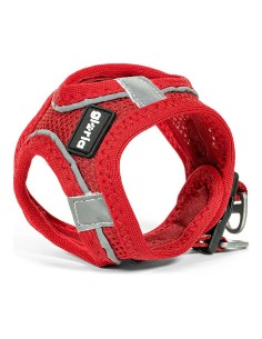 Harnais pour Chien Gloria Air Mesh Trek Star Réglable Rouge Taille XXXS (18-20 cm)