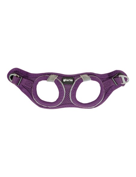 Harnais pour Chien Gloria Air Mesh Trek Star Réglable Violet Taille XXXS (18-20 cm)