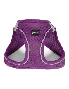 Harnais pour Chien Gloria Air Mesh Trek Star Réglable Violet L (33,4-35 cm)