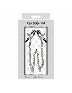 Pinces à mamelons enchaînées Sex & Mischief 2