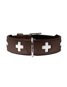 Collier pour Chien Hunter Swiss Marron Noir M 55 cm