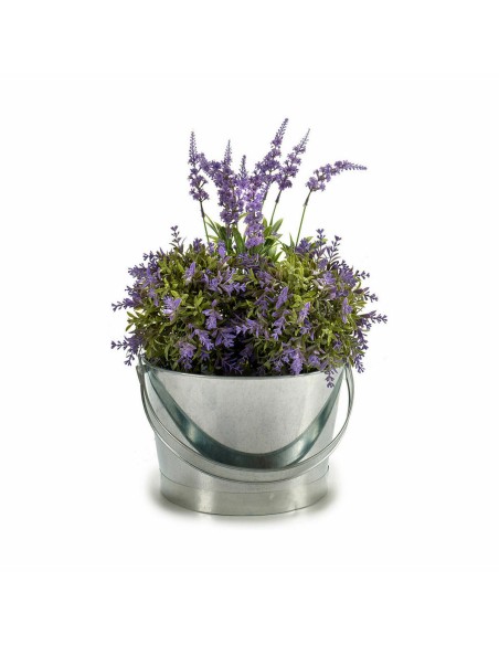 Pot Ibergarden NAVI-AR-280 Argenté Zinc Seau 25 x 30 x 26,5 cm (12 Unités)