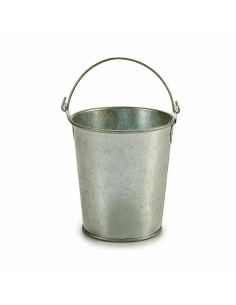 Cache-pot Ibergarden A60262-B Argenté Zinc Seau 15,5 x 11 x 11 cm (72 Unités) 2